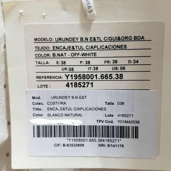 Brand New Off-White Dress